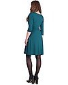 Seraphine Jolene - Abito elegante premaman con nodo maniche a ¾ - Verde Smeraldo Vestiti_