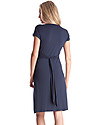 Seraphine Jolene - Abito Elegante Premaman Nodo - Blu Navy Vestiti_