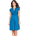 Seraphine Jolene - Abito Elegante Premaman Nodo - Turchese Vestiti_