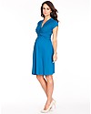 Seraphine Jolene - Abito Elegante Premaman Nodo - Turchese Vestiti_