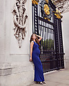 Seraphine Lexington, Maxi Abito Premaman e Allattamento, Blu Inchiostro - Perfetto da Cerimonia! Vestiti_