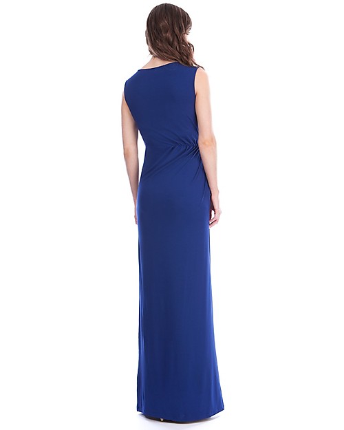 Seraphine Lexington, Maxi Abito Premaman e Allattamento, Blu Inchiostro - Perfetto da Cerimonia! Vestiti_