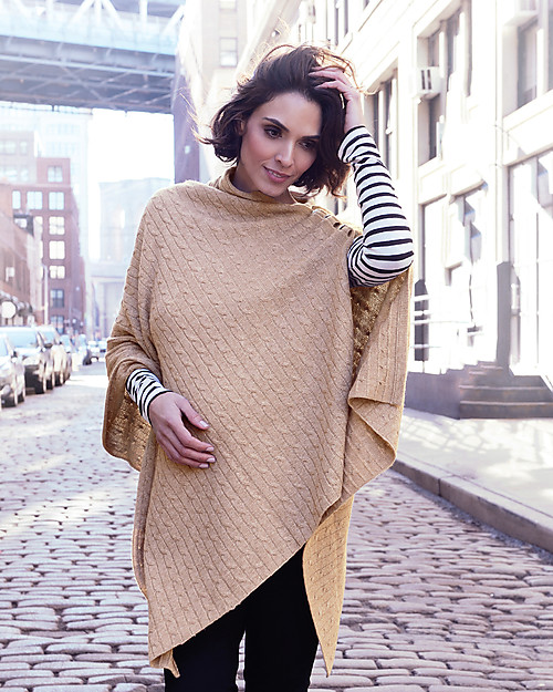 Seraphine Mantella Invernale Premaman e Allattamento Caleb - Cammello Sciarpe