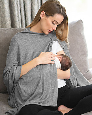 Seraphine Mantella Premaman e Allattamento Madison - Grigio - Bambù Sciarpe