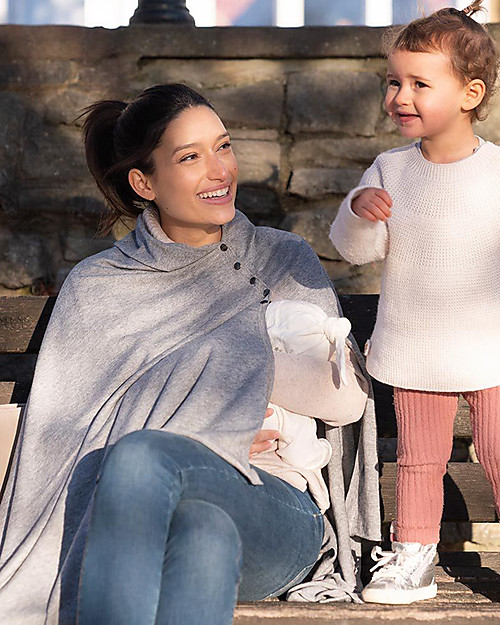 Seraphine Mantella Premaman e Allattamento Madison - Grigio - Bambù Sciarpe