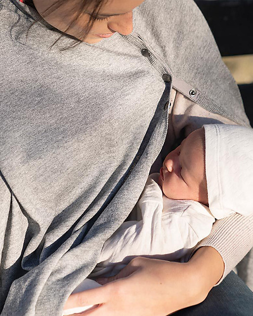 Seraphine Mantella Premaman e Allattamento Madison - Grigio - Bambù Sciarpe