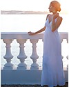 Seraphine Melody, Maxi Abito Premaman Boho, Bianco - 100% voile di cotone Vestiti_