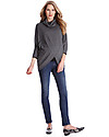 Seraphine Missy, Maglione Premaman e Allattamento Incrociato, Grigio - Fibra di bambù Cardigan