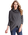 Seraphine Missy, Maglione Premaman e Allattamento Incrociato, Grigio - Fibra di bambù Cardigan