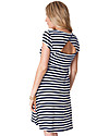 Seraphine Nicola, Abito Premaman Stile Navy - Bianco e Blu Vestiti_