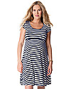 Seraphine Nicola, Abito Premaman Stile Navy - Bianco e Blu Vestiti_