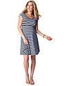 Seraphine Nicola, Abito Premaman Stile Navy - Bianco e Blu Vestiti_
