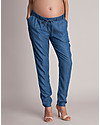 Seraphine Owen, Pantaloni Premaman, Blu - Morbidi e versatili Pantaloni Lunghi