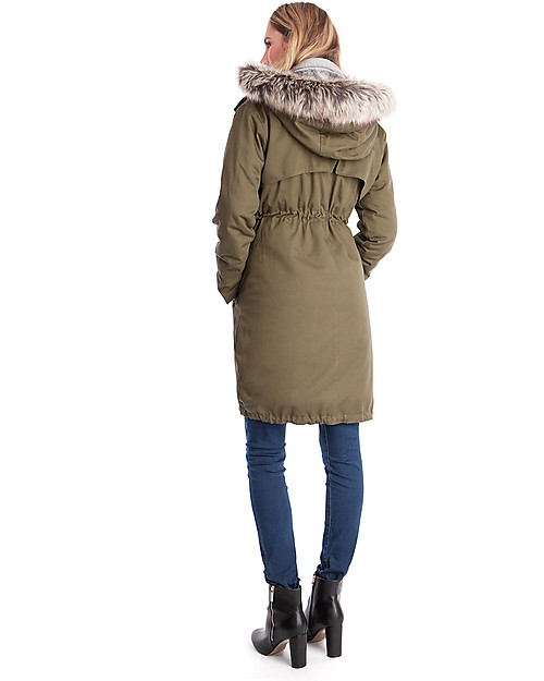 Seraphine Parka Penelope Premaman e Copri Porta Bebè 3 in 1- Perfetto prima e dopo la gravidanza! Giacche