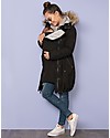 Seraphine Parka Premium Valetta Premaman e Copri Porta Bebè 3 in 1, Nero - Perfetto prima e dopo la gravidanza! Piumini