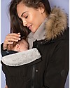 Seraphine Parka Premium Valetta Premaman e Copri Porta Bebè 3 in 1, Nero - Perfetto prima e dopo la gravidanza! Piumini