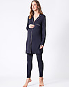 Seraphine Pigiama Premaman Laguna con Camicia e Leggings - Navy - per Gravidanza e Allattamento Vestaglie