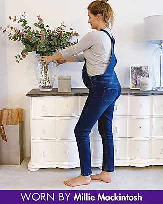 Seraphine Salopette in Jeans Premaman Travis - Blu Salopette