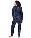 Seraphine Set Pigiama Premaman e Allattamento + Pigiama Bebè Aurora - Stelle Navy - Cotone Pigiami