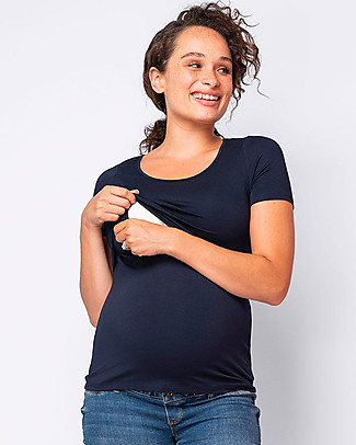 Seraphine T-Shirt Premaman - Pacco da 2 - Navy/Grigio T-Shirt e Canotte