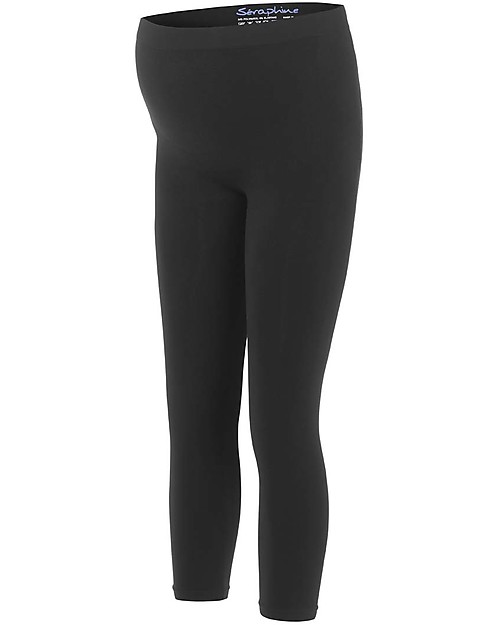 Seraphine Tammy - Leggings in Bambù Premaman Senza Cuciture Nuovo Modello - Nero (anche per l’attività fisica!) Leggings