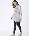 Seraphine Tammy Leggings Premaman Sopra la Pancia - Bambù Senza Cuciture - Blu Leggings