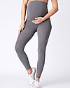 Seraphine Tammy Leggings Premaman Sopra la Pancia - Bambù Senza Cuciture - Grigio Leggings