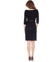 Seraphine Tessa Maternity Shift Dress - Black Tessa - Abito Tubino Premaman - Nero Vestiti_