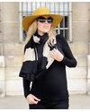 Seraphine Top Dolcevita Premaman e Allattamento in Bambù Rosie Nero (Fibra naturale e apertura da allattamento) T-shirt