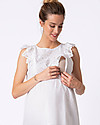 Seraphine Top Premaman e Allattamento in Pizzo Sangallo Abigail - Bianco - 100% Cotone T-shirt