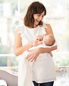 Seraphine Top Premaman e Allattamento in Pizzo Sangallo Abigail - Bianco - 100% Cotone T-shirt