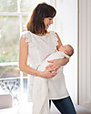 Seraphine Top Premaman e Allattamento in Pizzo Sangallo Abigail - Bianco - 100% Cotone T-shirt