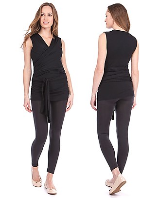 Seraphine Top Premaman e Portabèbè Pelle a Pelle Winifrid - Nero Top