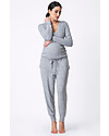 Seraphine Tuta Premaman Briar - Pantalone e Maglia - Grigio Chiaro Pantaloni Lunghi