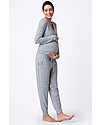 Seraphine Tuta Premaman Briar - Pantalone e Maglia - Grigio Chiaro Pantaloni Lunghi