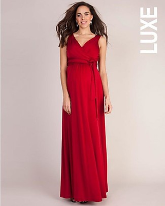 Seraphine Vestito da Sera Premaman e Allattamento Malia - Rosso Vestiti_