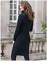 Seraphine Vestito Premaman e Allattamento Celia a Collo Alto - Nero - Cotone Vestiti_