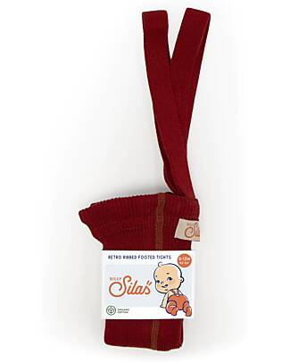 Silly Silas Calzamaglia con Bretelle - Maple Leaf - 100% Cotone Bio Certificato GOTS Calze