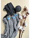 Silly Silas Calzamaglia con Bretelle senza Piedi - Granite Grey - Lana Merino e Cotone Bio Calze