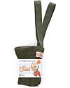 Silly Silas Calzamaglia con Bretelle - Verde Oliva - 100% Cotone Bio Certificato GOTS Calze