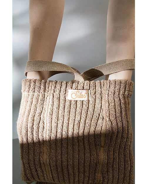 Silly Silas Calzamaglia Teddy con Bretelle senza Piedi - Peanut Blend - Cotone Bio Calze