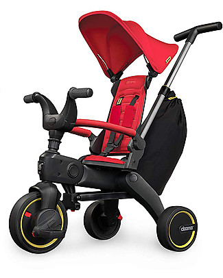 Simple Parenting Doona Liki Trike S3 Triciclo, Rosso - Compatto, da 1 a 3 Anni! Biciclette