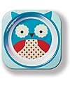 Skip Hop Ciotola Zoo per Bambini, Gufo - Sicura e Resistente! Piatti e Scodelle