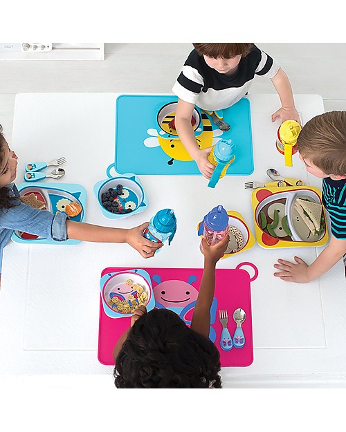 Skip Hop Ciotola Zoo per Bambini, Gufo - Sicura e Resistente! Piatti e Scodelle