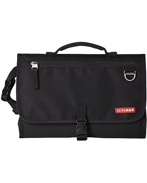 Skip Hop Pronto, Fasciatoio Portatile, Nero - Grande, imbottito, con tante tasche! Fasciatoi