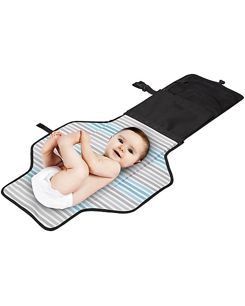Skip Hop Pronto, Fasciatoio Portatile, Nero - Grande, imbottito, con tante tasche! Fasciatoi
