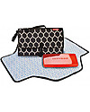 Skip Hop Pronto, Fasciatoio Portatile, Onyx - Grande, imbottito, con tante tasche! Fasciatoi