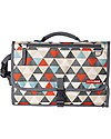 Skip Hop Pronto, Fasciatoio Portatile, Triangoli - Grande, imbottito, con tante tasche! Fasciatoi
