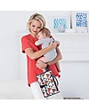 Skip Hop Pronto, Fasciatoio Portatile, Triangoli - Grande, imbottito, con tante tasche! Fasciatoi