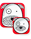 Skip Hop Set Piatto e Ciotola Zoo per Bambini, Dalmata - Sicuro e Resistente! Set Pappa